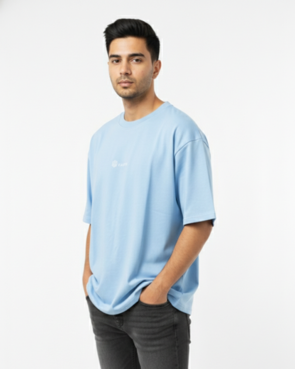 Men’s Oversized Embroidered Graphic T-Shirt – Premium Streetwear Cotton Tee