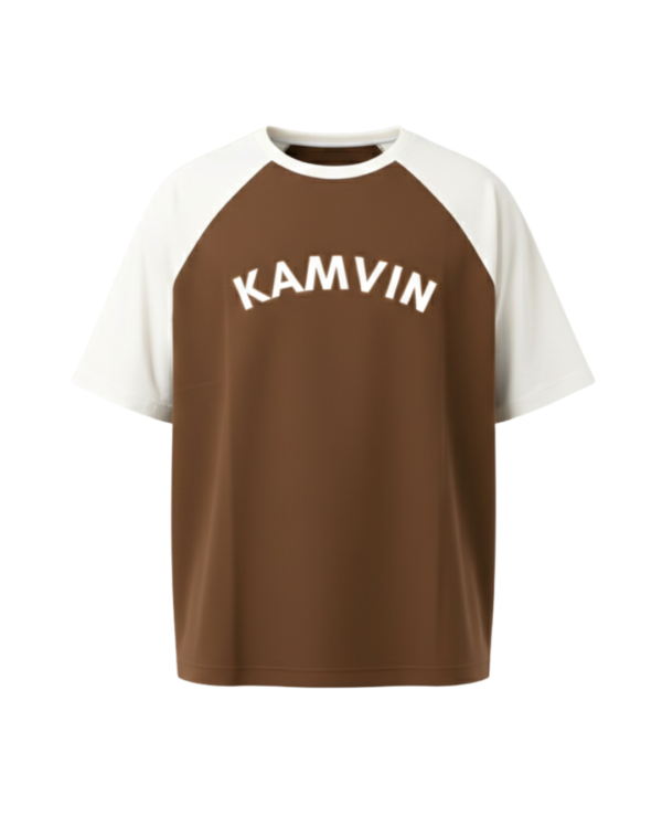 Men’s Oversized Printed Raglan T-Shirt – Casual Graphic Streetwear Tee