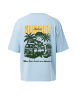 Men’s Oversized Embroidered Graphic T-Shirt – Premium Streetwear Cotton Tee