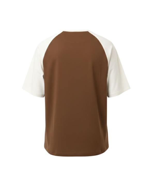 Men’s Oversized Printed Raglan T-Shirt – Casual Graphic Streetwear Tee
