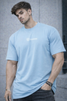 Men’s Oversized Embroidered Graphic T-Shirt – Premium Streetwear Cotton Tee