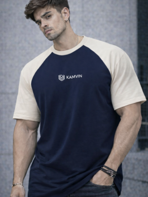 Men's Sport Luxe Raglan Tee - Embroidered Logo | Relaxed Boxy-fit