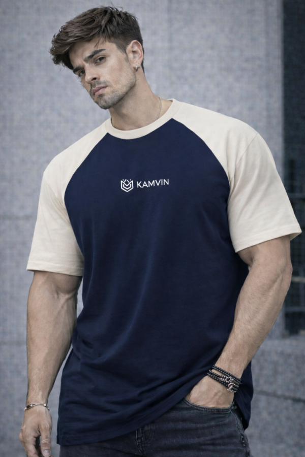 Men's Sport Luxe Raglan Tee - Embroidered Logo | Relaxed Boxy-fit